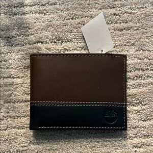 Timberland Two-Tone Leather Wallet